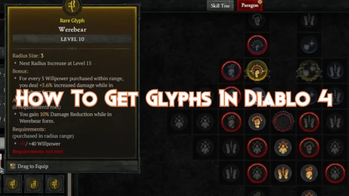 How To Get Glyphs In Diablo 4 Pillar Of Gaming