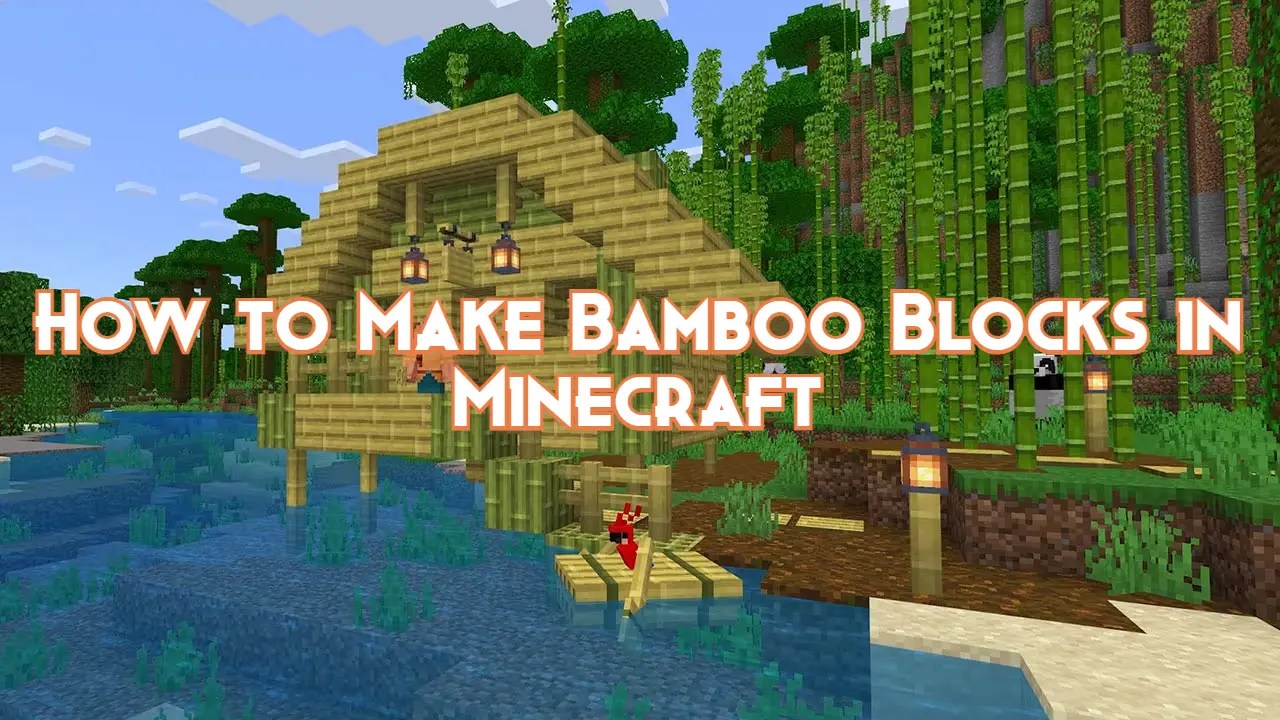 How to Make Bamboo Blocks in Minecraft Pillar Of Gaming