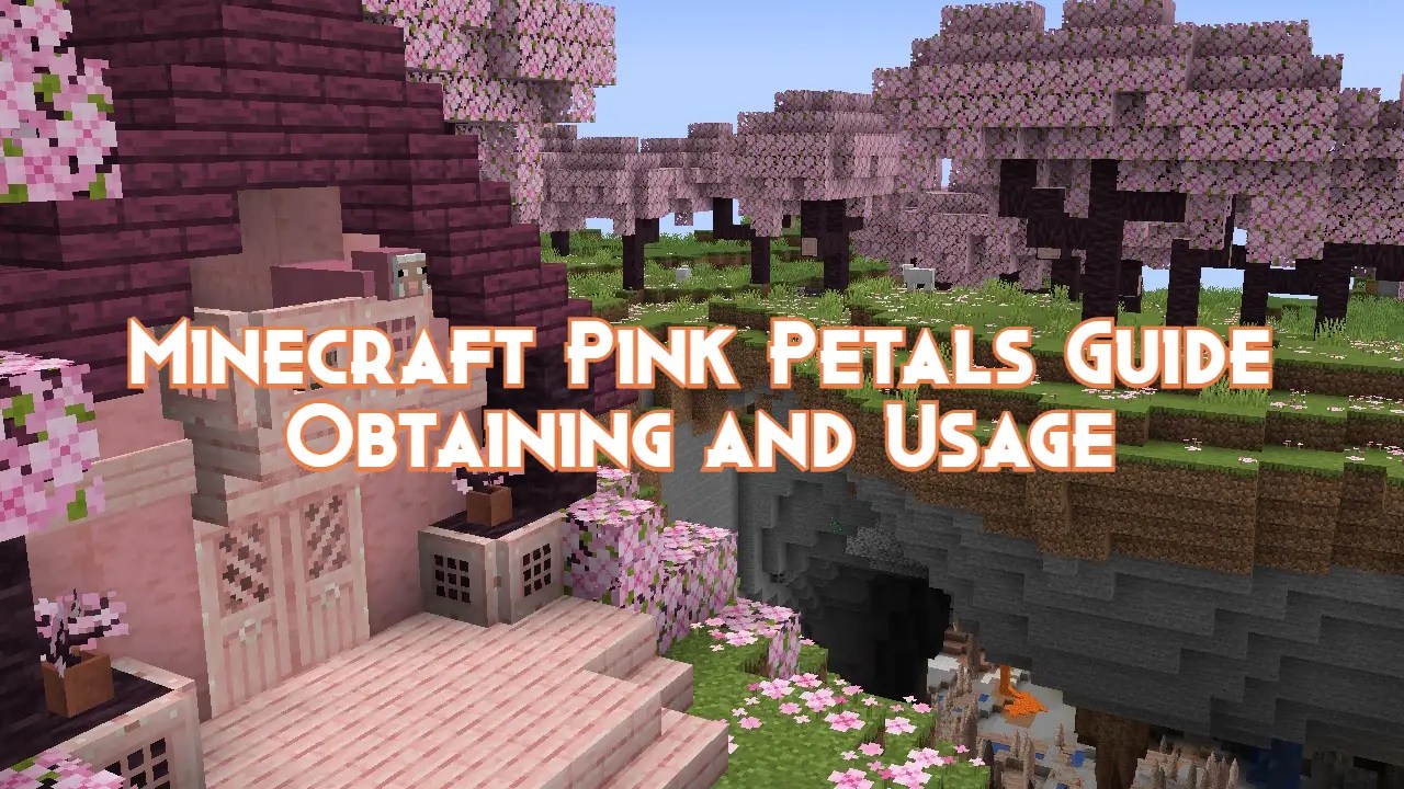 Minecraft Pink Petals Guide Obtaining and Usage Pillar Of Gaming