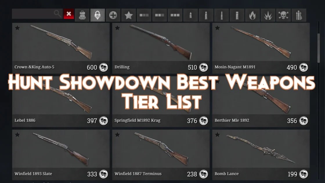 Hunt Showdown Best Weapons Tier List 2024 Pillar Of Gaming