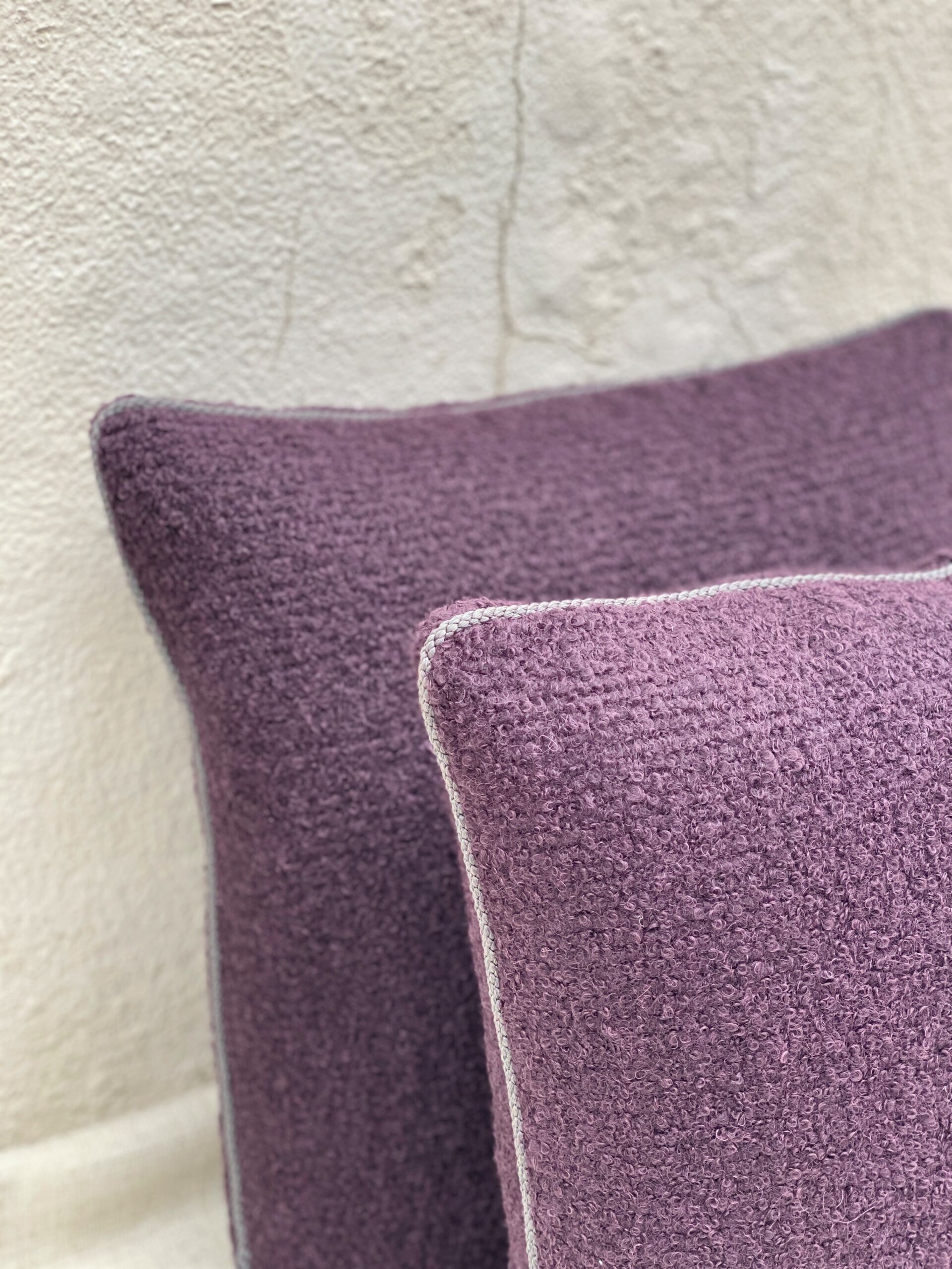 Rosemary Hallgarten Double Weave Alpaca Boucle Pillows Pillow Punk