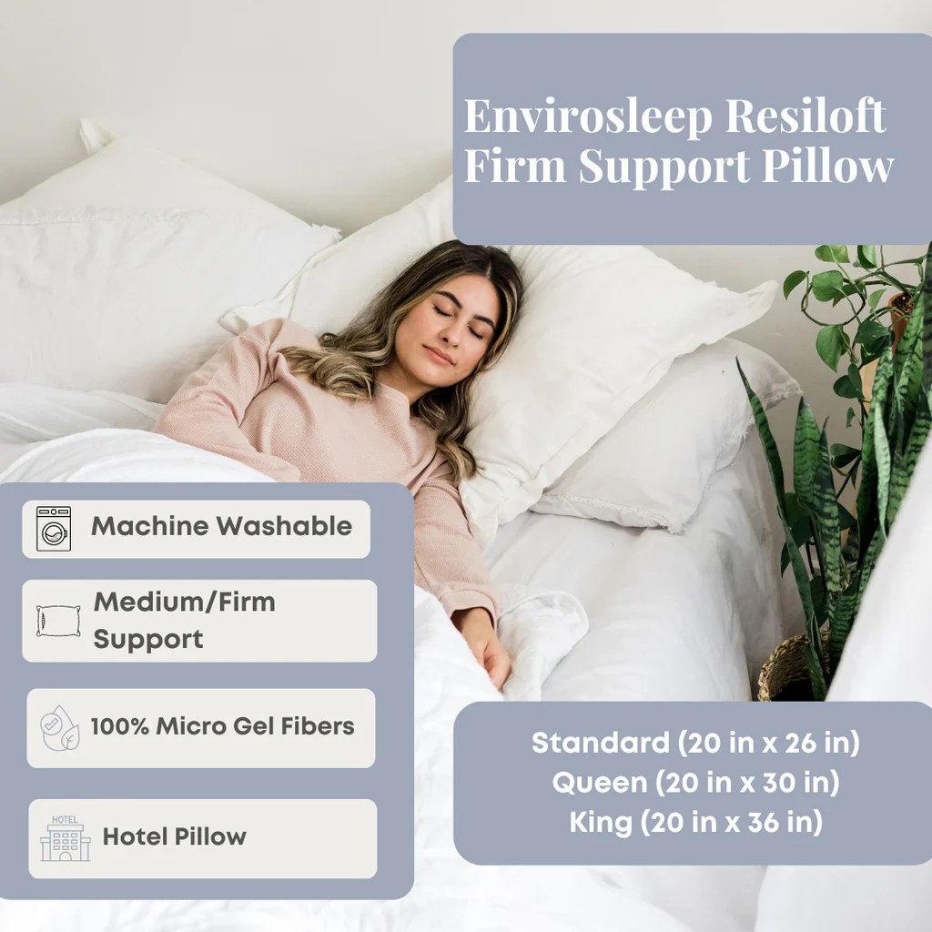 Envirosleep Resiloft Firm Support Pillow