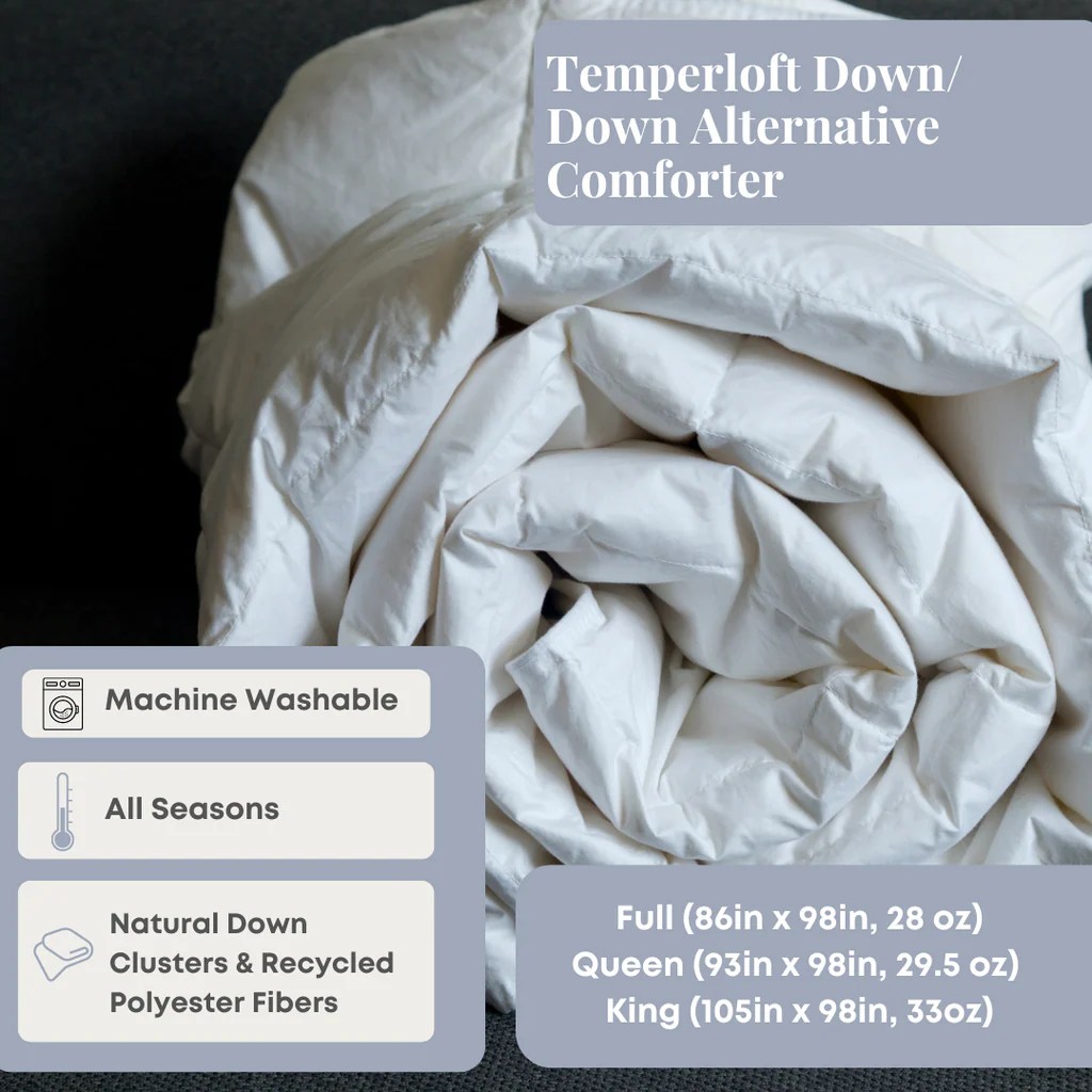 Temperloft Down/Down Alternative Comforter Featured at Many Hotels