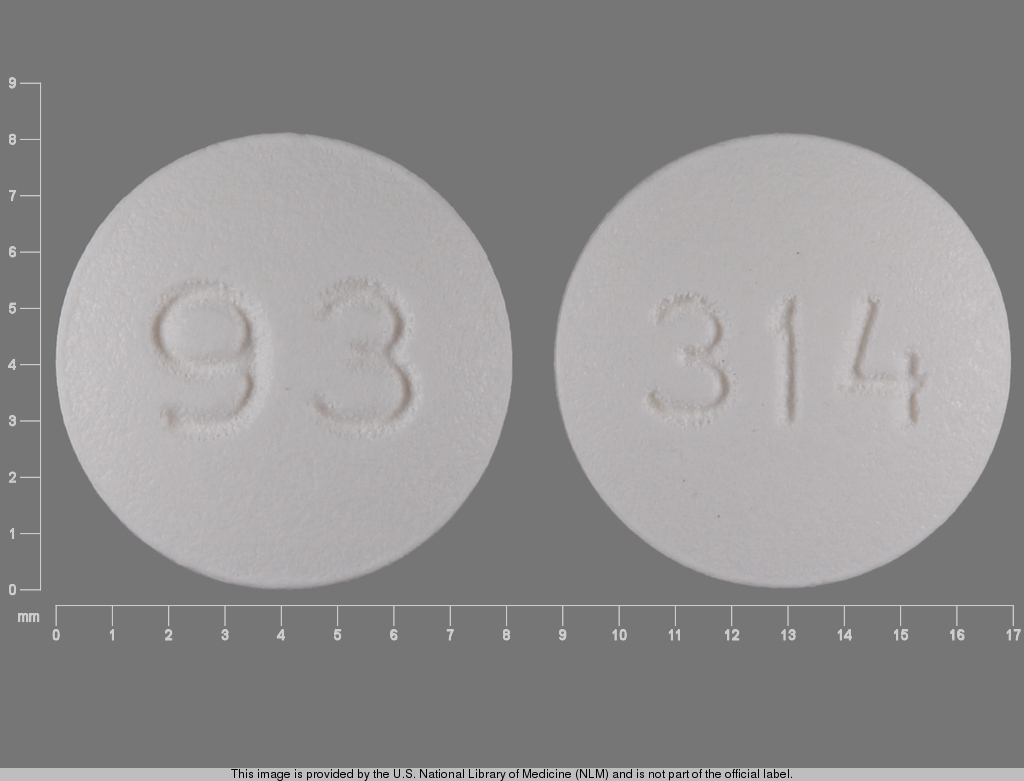 ROUND WHITE 93 314 ; 314 93 Images Ketorolac
