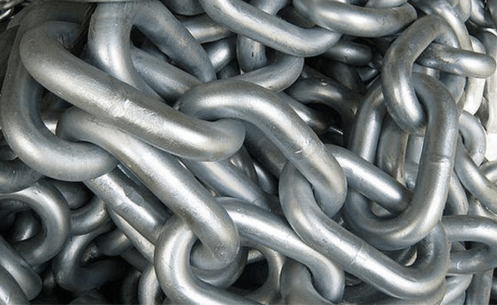 HighQuality Studless Chain Links For Offshore Mooring Grades U2 & U3