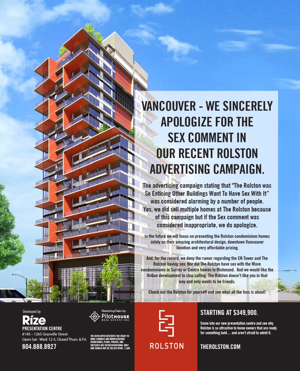 THE ROLSTON Pilothouse Real Estate Inc.