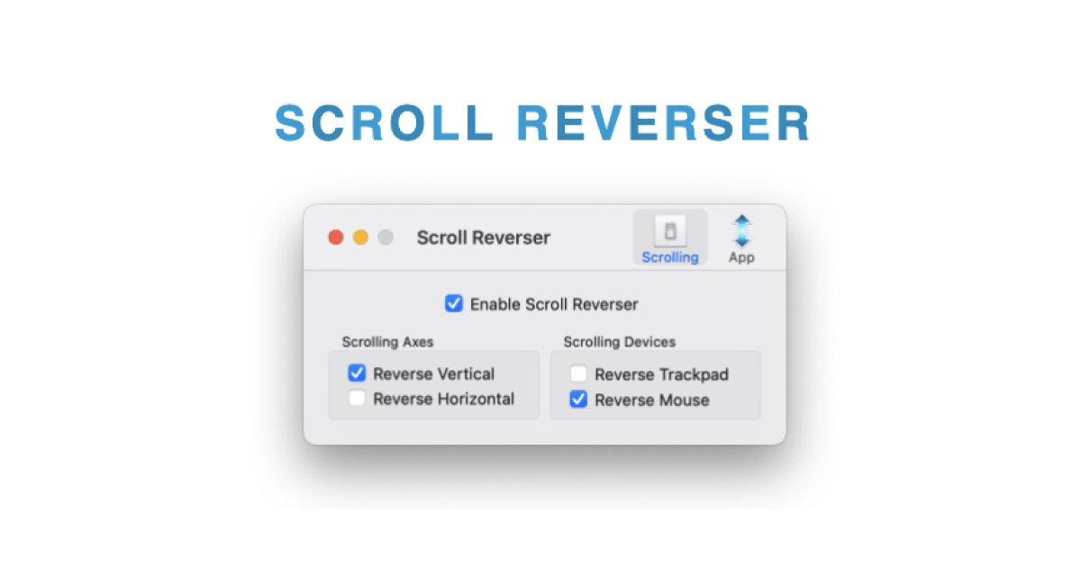 Scroll Reverser for macOS