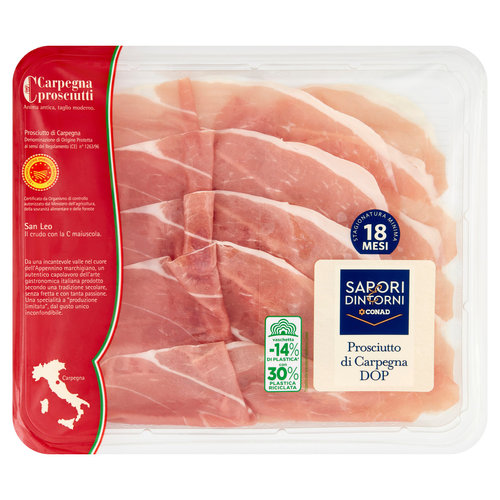 Prosciutto di Carpegna DOP 0,100 kg Conad SAPORI E DINTORNI