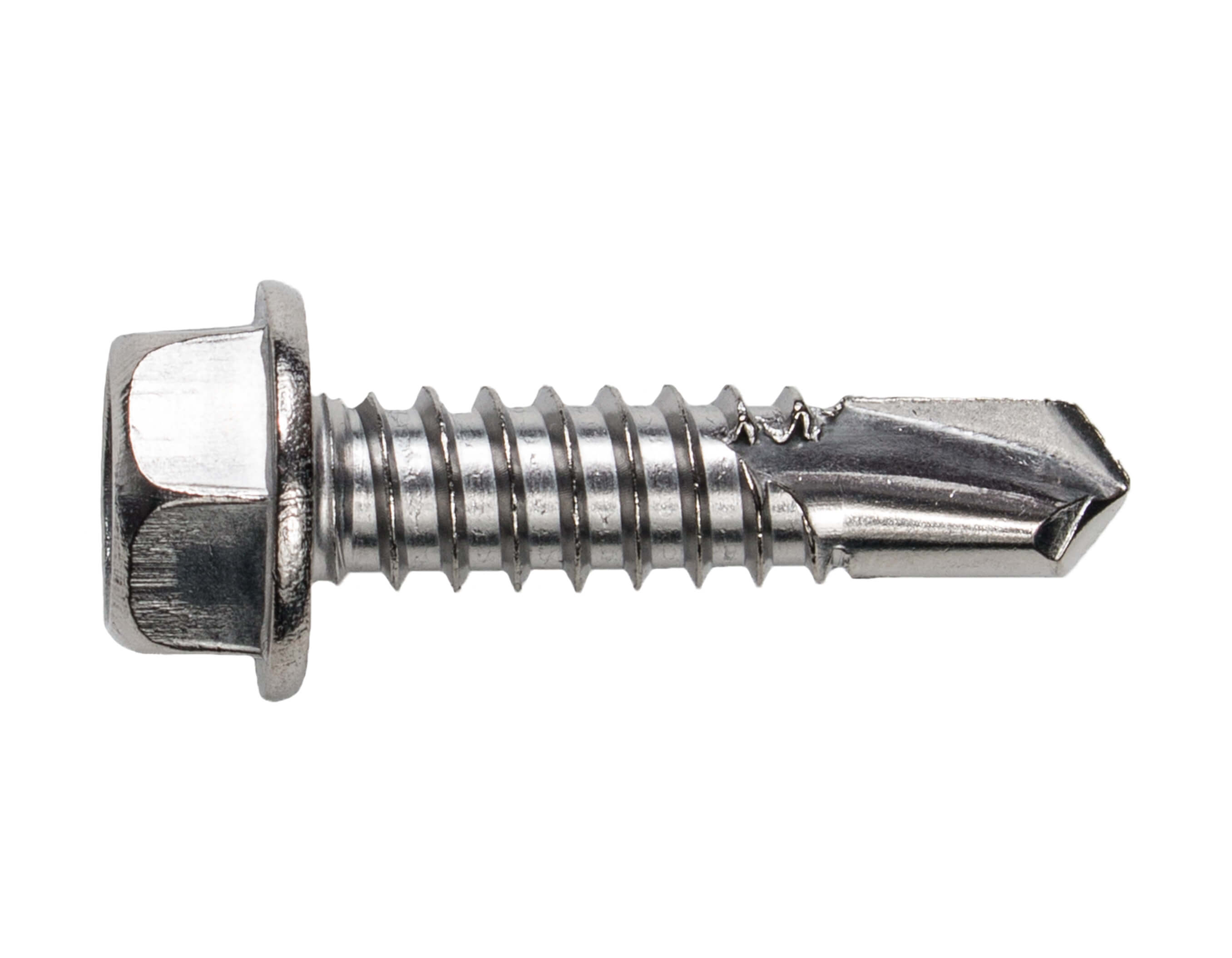 14X2 INDENTED HEX WSHR HD TEK SCREW 410SS 215.014.02