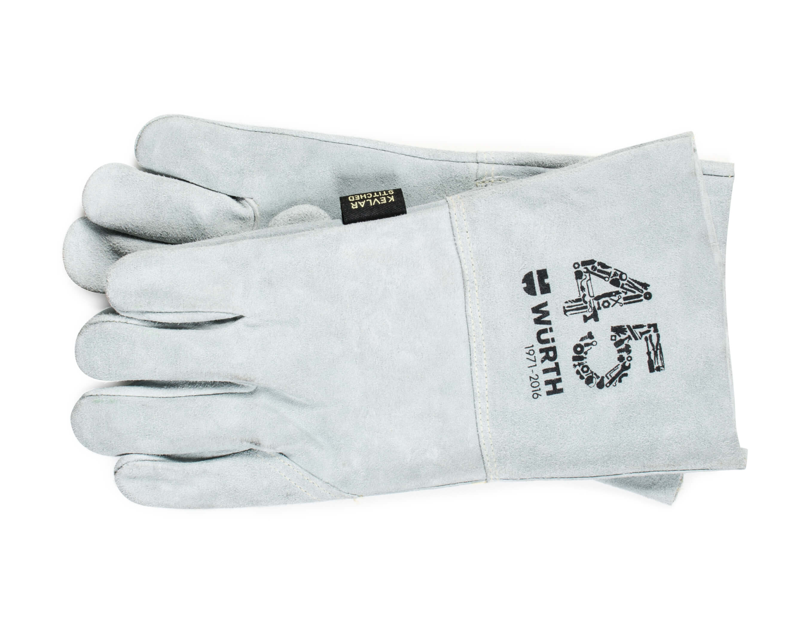 Grey Split Cowhide Welding Gloves Safety Supplies Wurth Canada