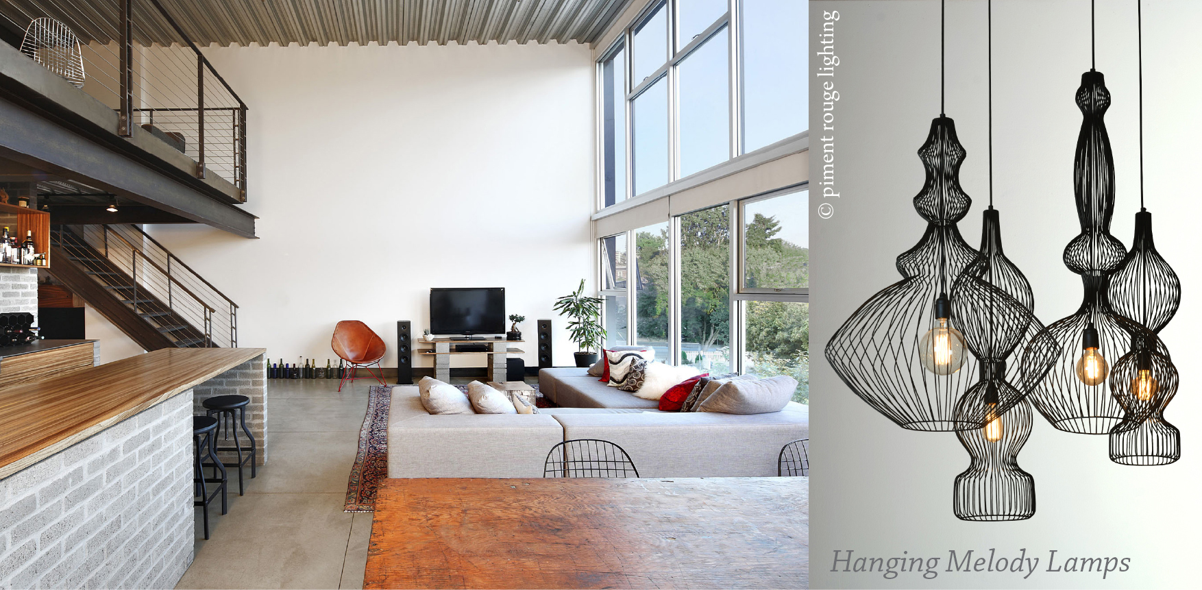 Hanging Lamps for Your Loft Living