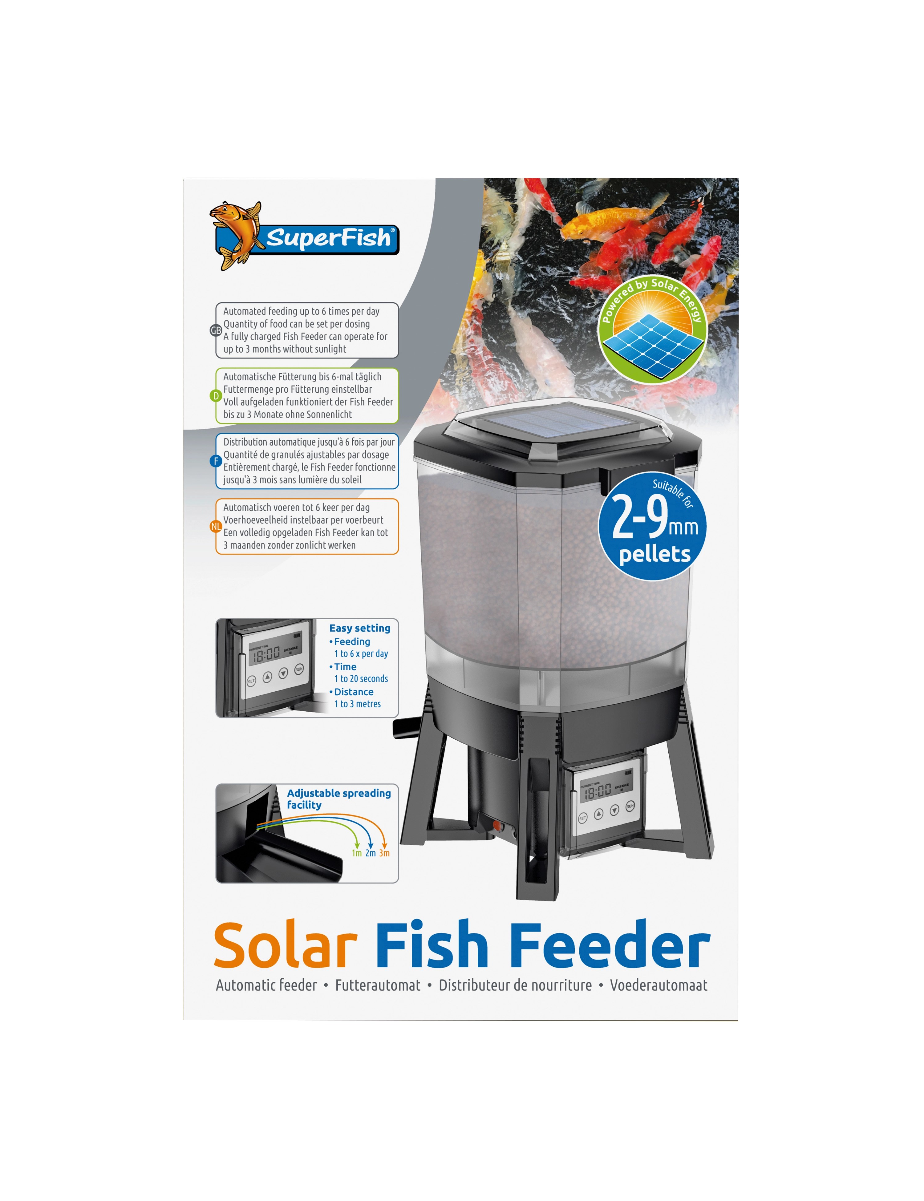 SuperFish Solar Fish Feeder Plantorama