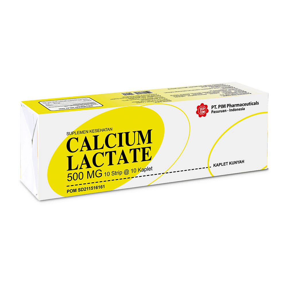 CALCIUM LACTATE 500 mg PIM Pharmaceuticals