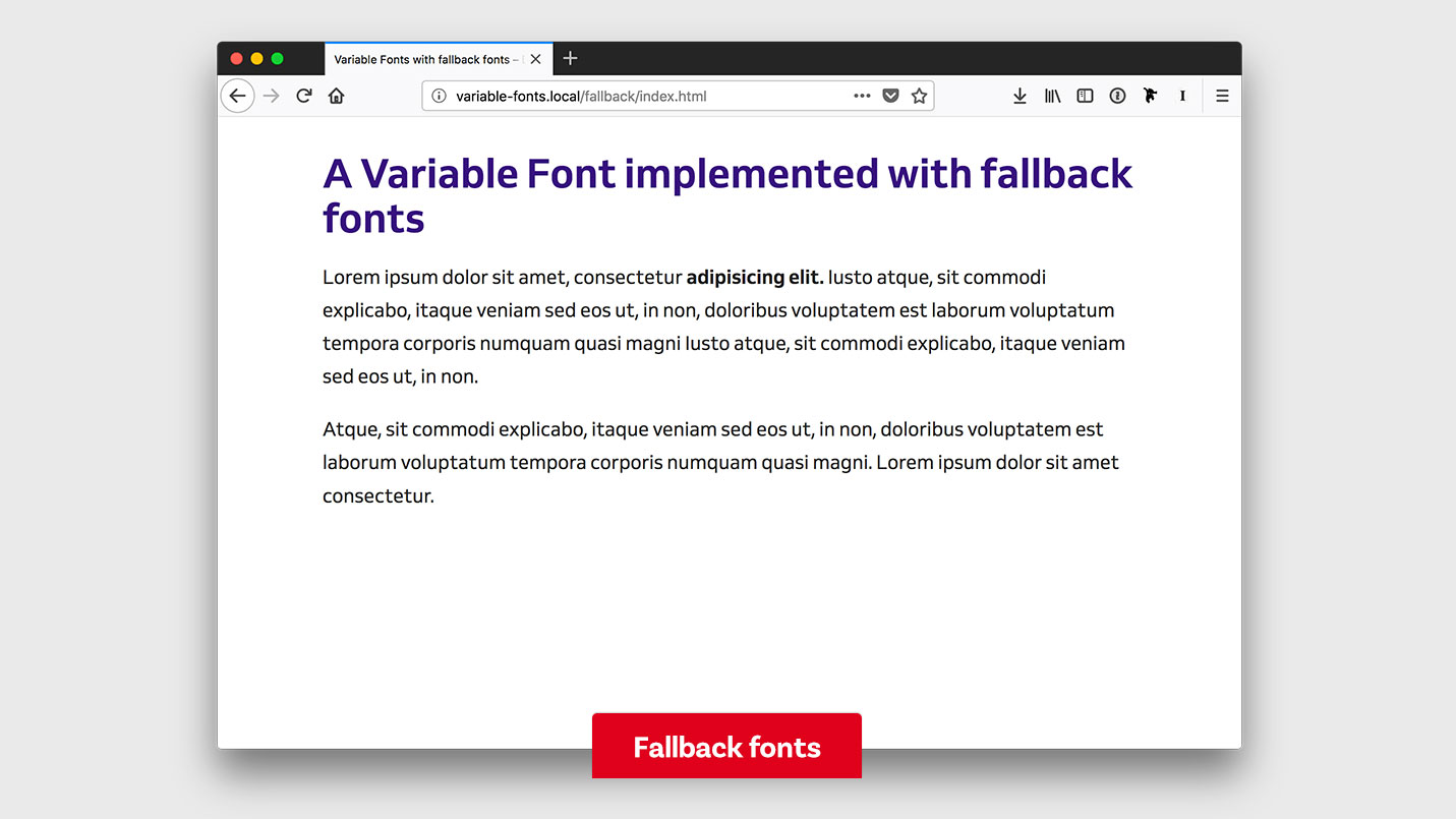 Implementing a variable font with fallback web fonts Pimp my Type