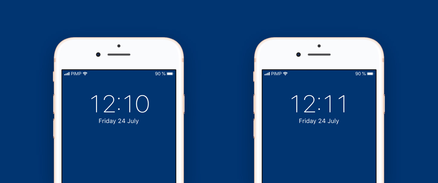 Improving the Typography of the iOS clock Pimp my Type