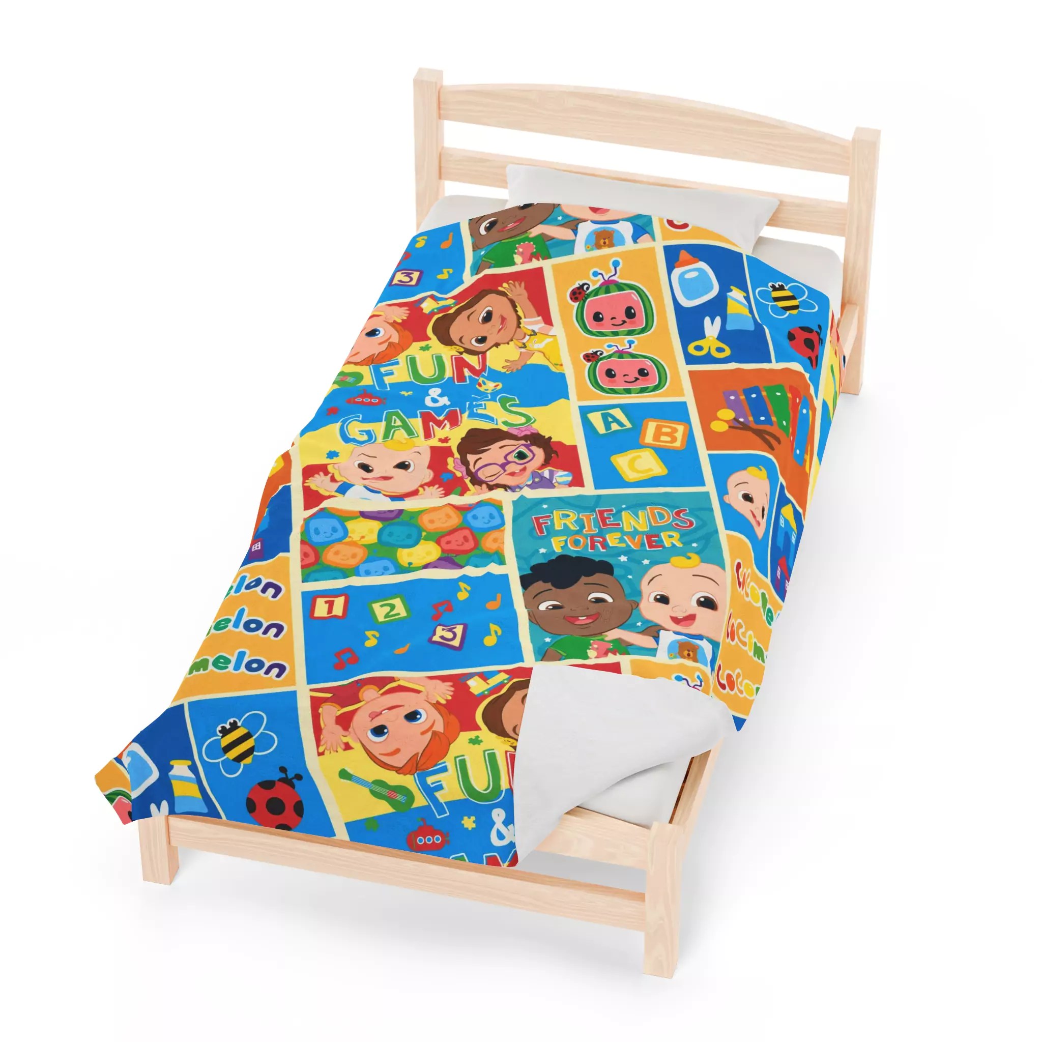 Throw Fleece Blanket For Kids Super Soft