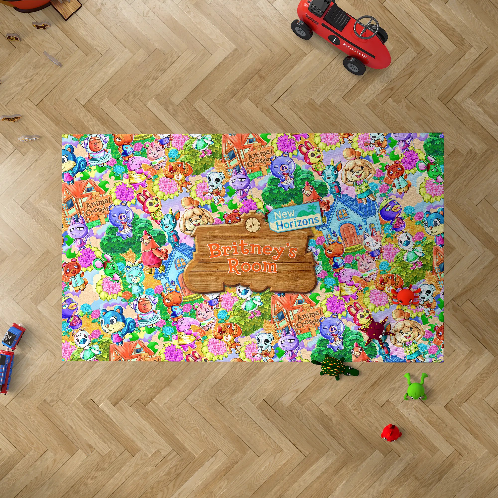 Personalized Animal Crossing Rugs ACNH Rug