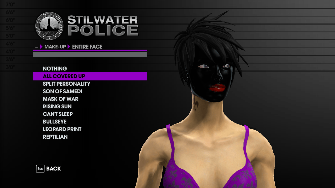 Saints Row 3 Customization pinbaldcircle