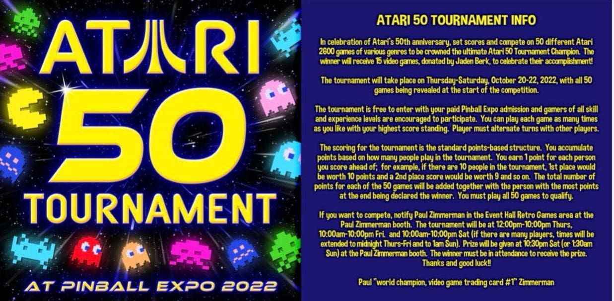 Tournaments Pinball Expo