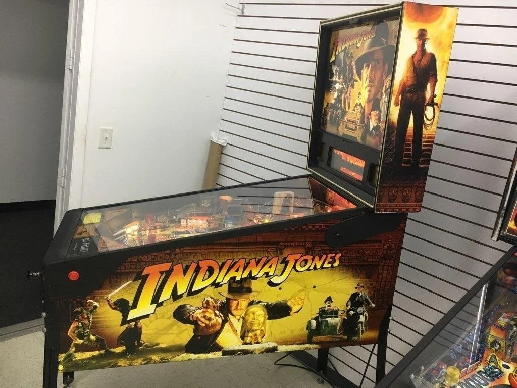 Indiana Jones Pinball Machine (2008) by Stern Pinball Machine Center