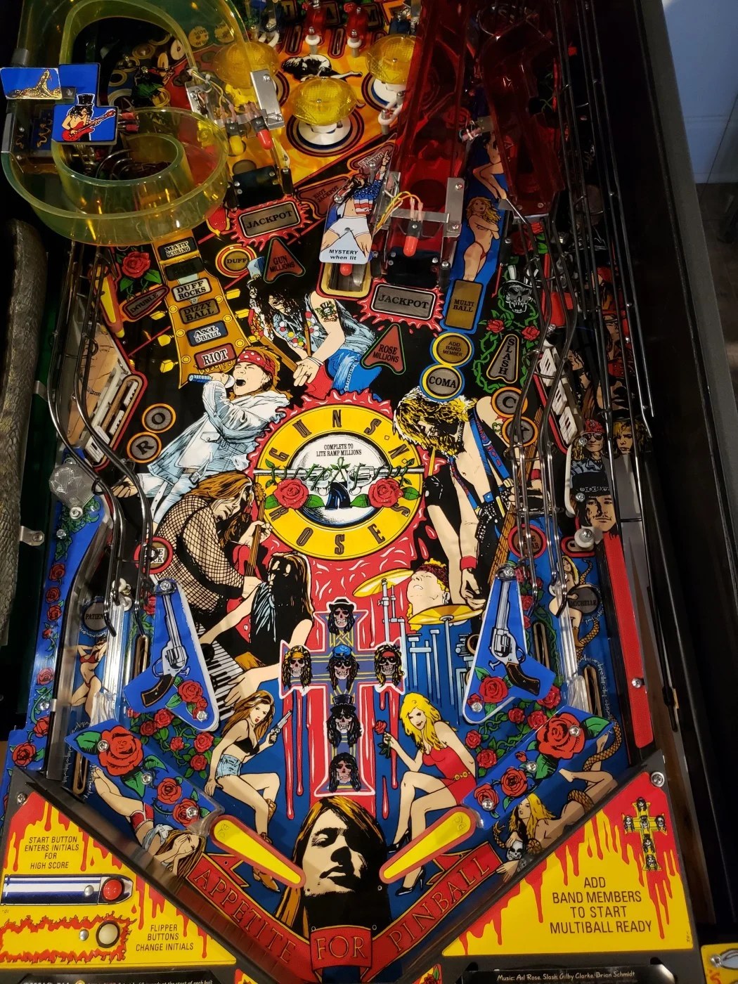 Guns N’ Roses Pinball Machine Pinball Machine Center