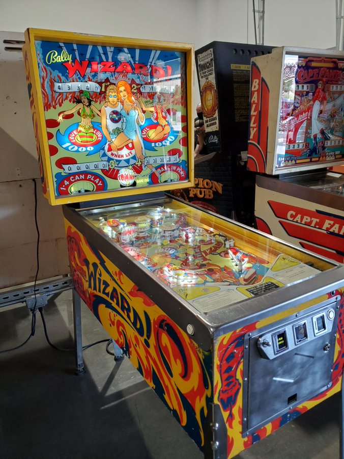 1976 Bally Wizard at Pinball Hall of Fame Pinball Museum, info/pictures