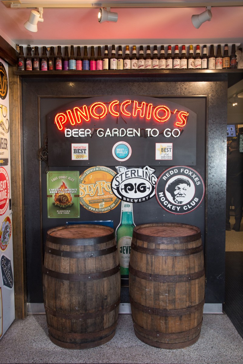 Photo Gallery Tour of Pinocchio’s Beer Garden To Go in Media, PA