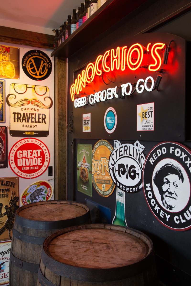 Photo Gallery Tour of Pinocchio’s Beer Garden To Go in Media, PA