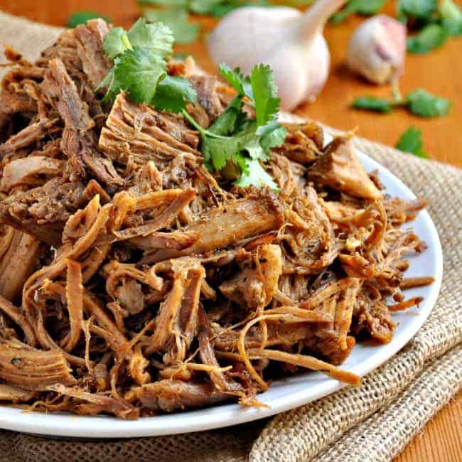 Slow Cooker Carnitas Pinch and Swirl