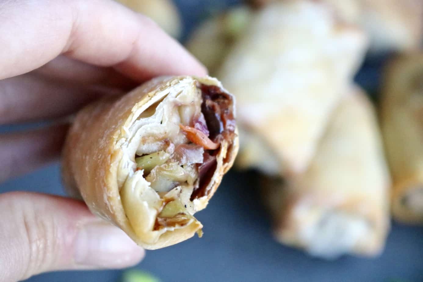 Veggie Egg Rolls with Tofu Easy Vegetarian Recipe Pinch Me Good