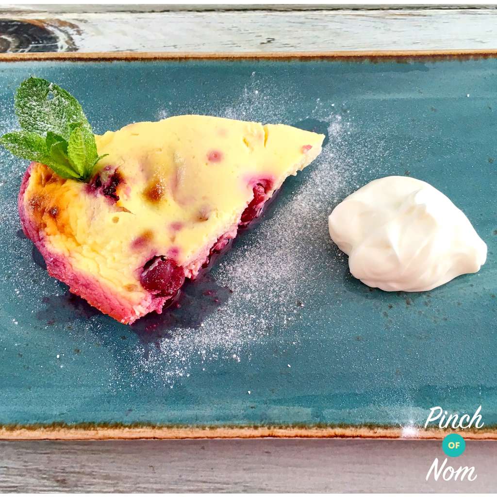 Low Syn Cherry & Almond Clafoutis Slimming World Pinch Of Nom
