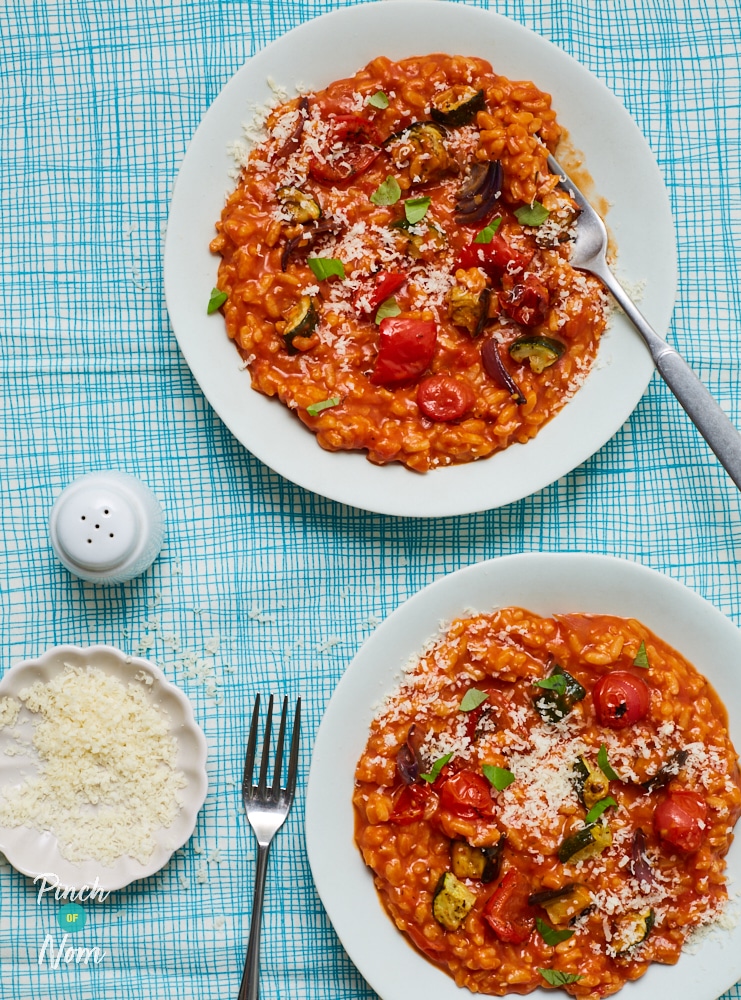 Roasted Vegetable Risotto Pinch Of Nom