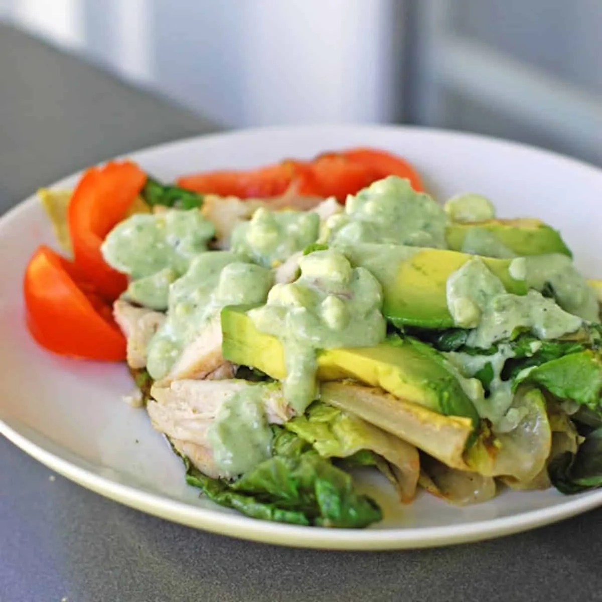 Avocado Blue Cheese Dressing Recipe Pinch of Yum