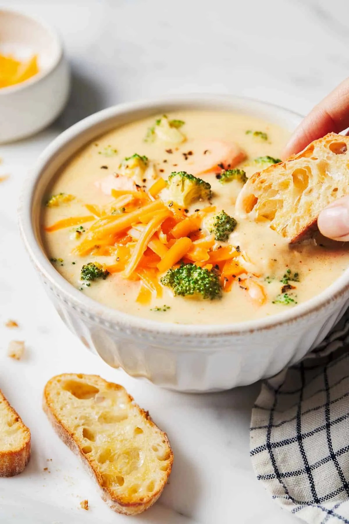 The Best Broccoli Cheese Soup (With Video!) Recipe Pinch of Yum