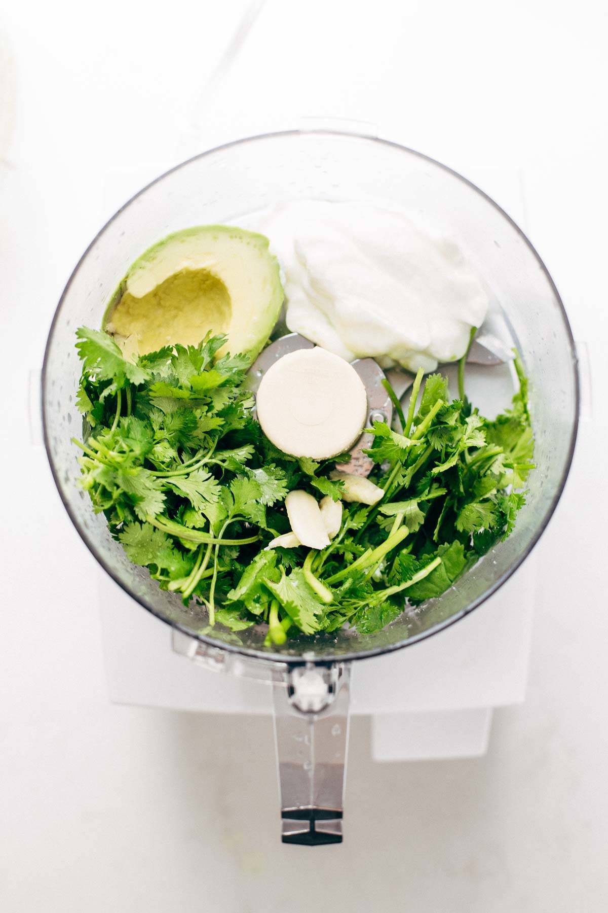 5 Minute Avocado Cilantro Dressing Recipe Pinch of Yum