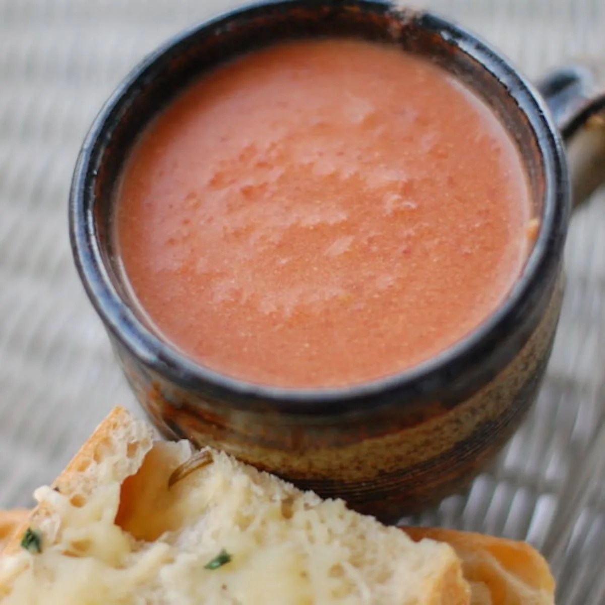 Creamy TomatoBalsamic Soup Recipe Pinch of Yum