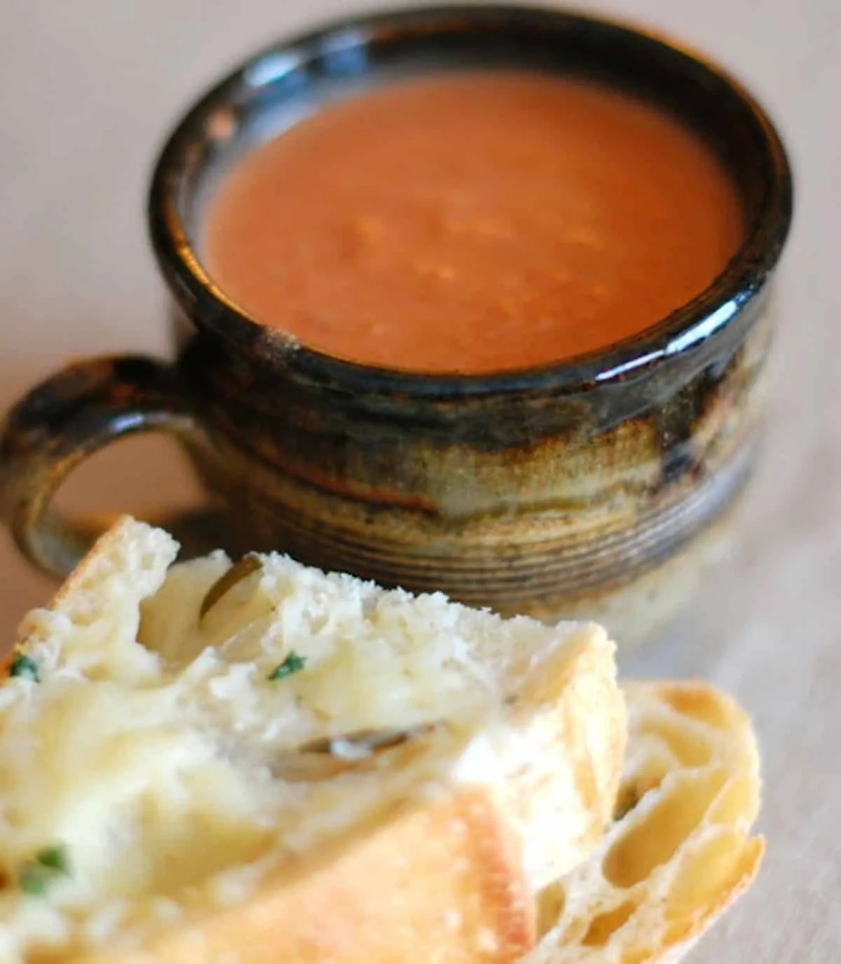 Creamy TomatoBalsamic Soup Recipe Pinch of Yum