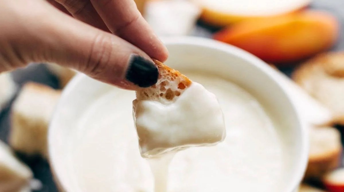 Awesomely Easy Swiss Fondue Recipe Pinch of Yum