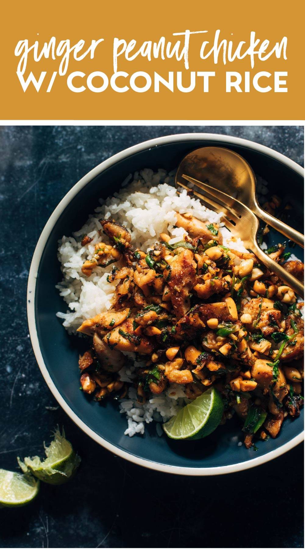 Ginger Peanut Chicken with Coconut Rice Recipe Detoxil