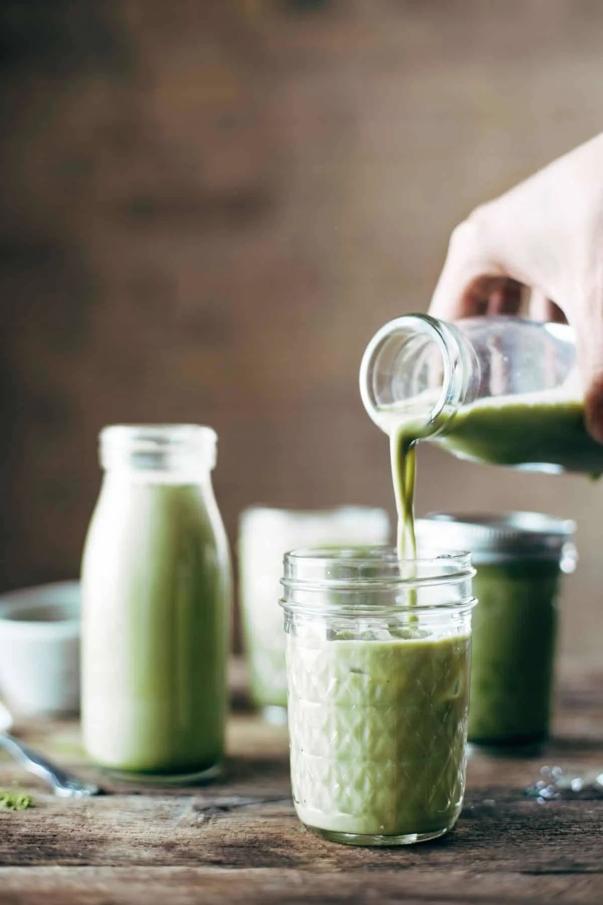 Iced Matcha Green Tea Latte Recipe Pinch of Yum