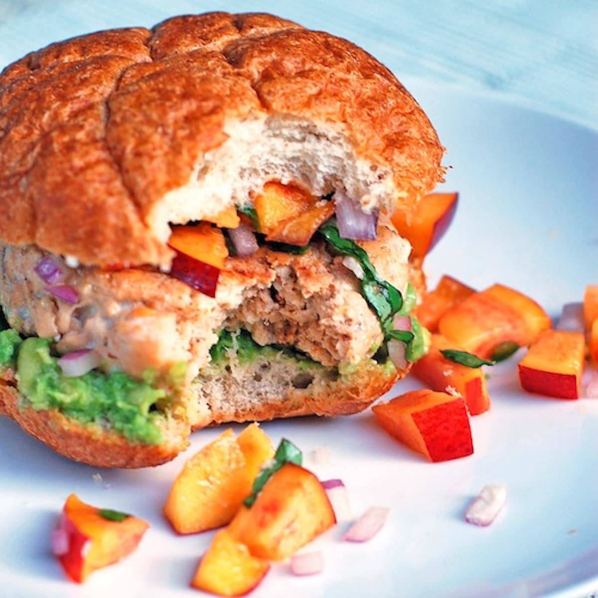 Chipotle Turkey Burgers Recipe Pinch of Yum