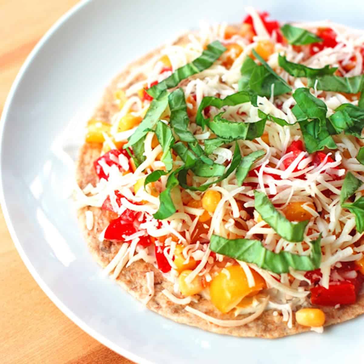 Mozzarella, Basil and Corn Quesadilla Recipe Pinch of Yum