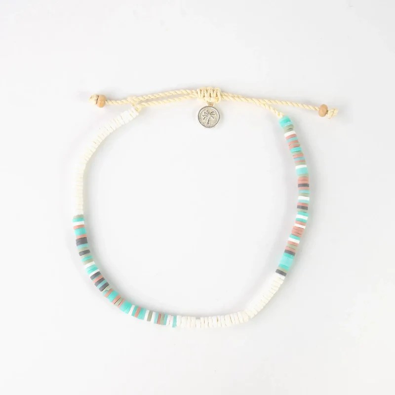 Manu Bay Surfer Anklet Pineapple Island