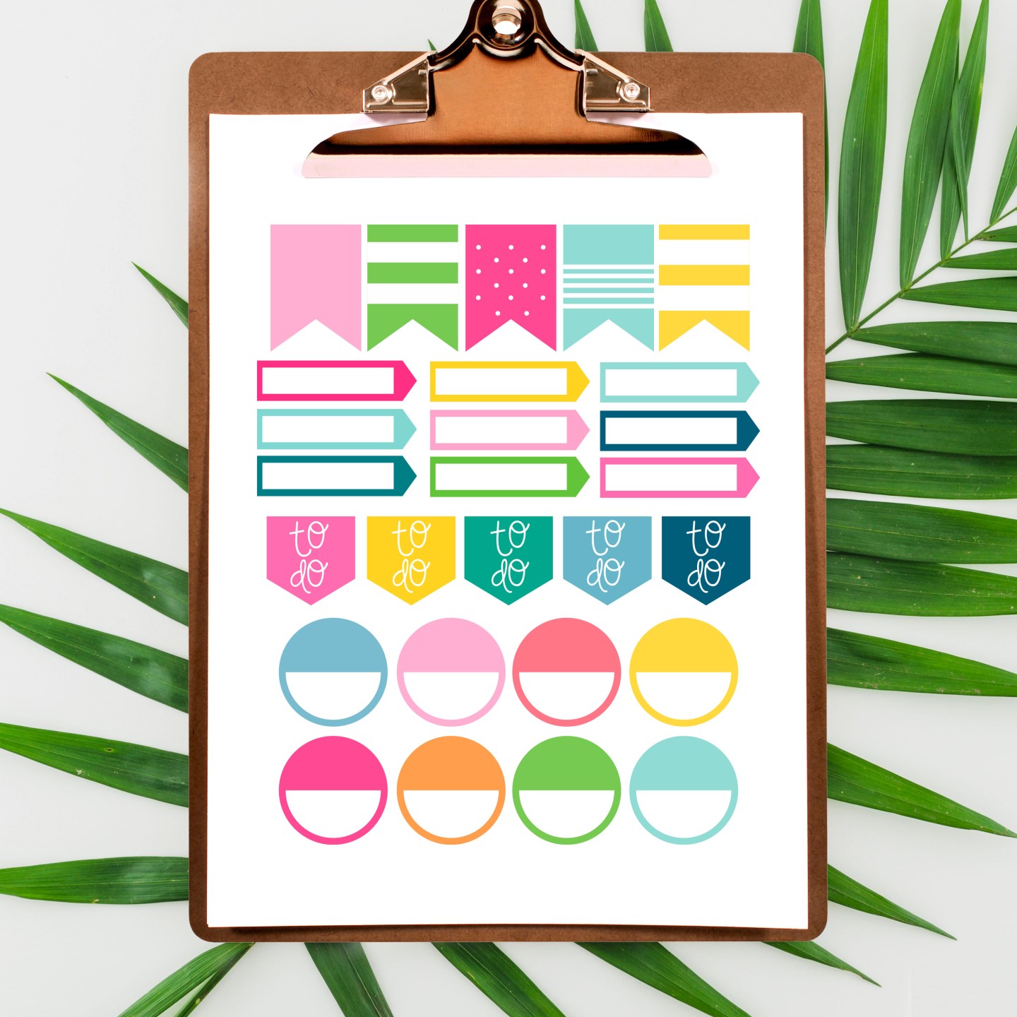 printable sticker design