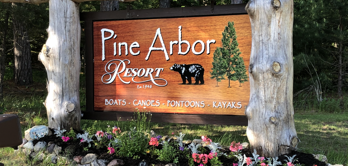 Pine Arbor Resort Cabins Big Arbor Vitae Lake