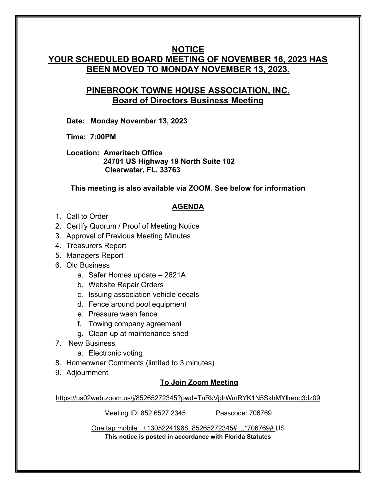 Pinebrook TowneHomes Home