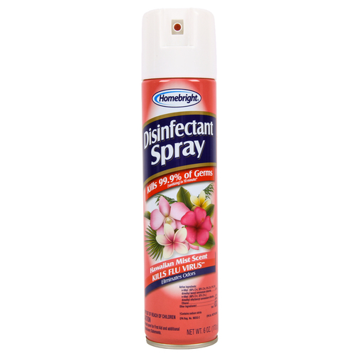 HOMEBRIGHT DISINFECTANT SPRAY HAWAIIAN MIST 6 OZ Pinecone