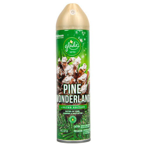 GLADE SPRAY PINE WONDERLAND 8 OZ*LIMITED EDITION Pinecone