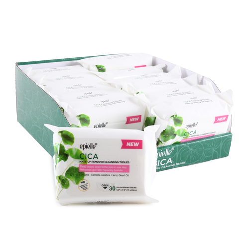 EPIELLE CICA MAKEUP REMOVER TISSUES Pinecone Distribution Inc.