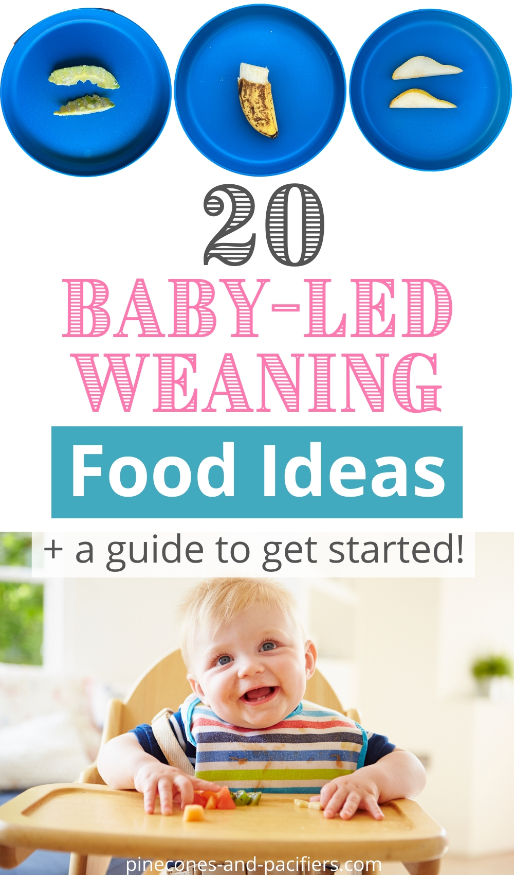 BabyLed Weaning Food Ideas Pinecones & Pacifiers
